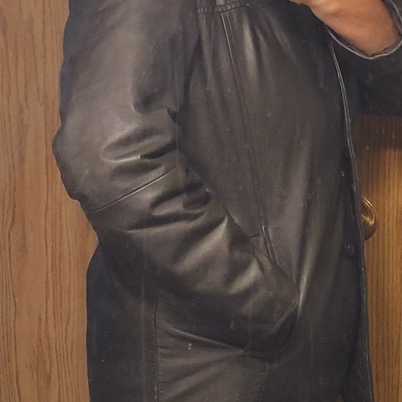 Black leather jacket L - Picture 6 of 12
